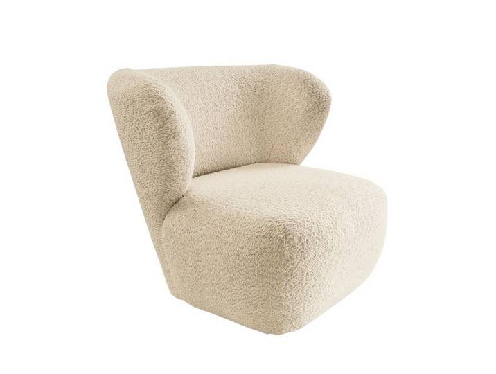Compleo Sessel Polstersessel, Designersessel, Gemütlich, Bouclé DESIGO