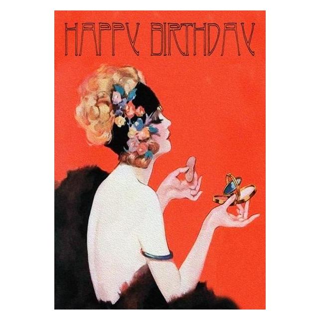 Madame Treacle B6-Karte mit Umschlag "Geburtstags-Make-up" (41915186)