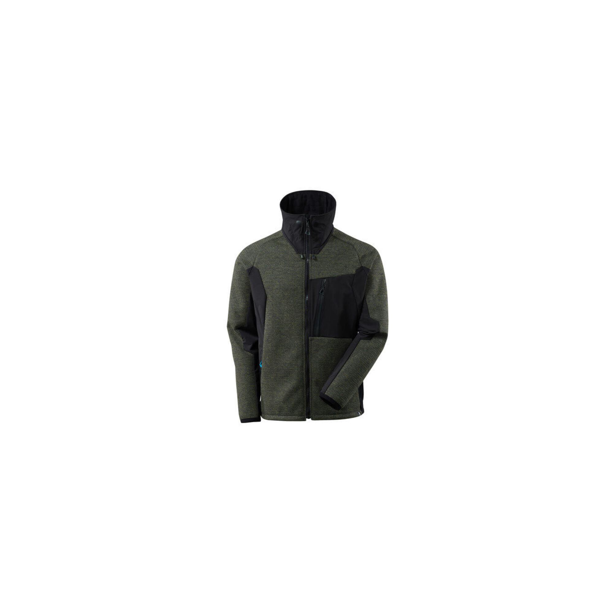 Mascot Jacke, Strick, mit Membran Strickjacke Größe XL, mossgrün/schwarz (17105-309-3309-XL)