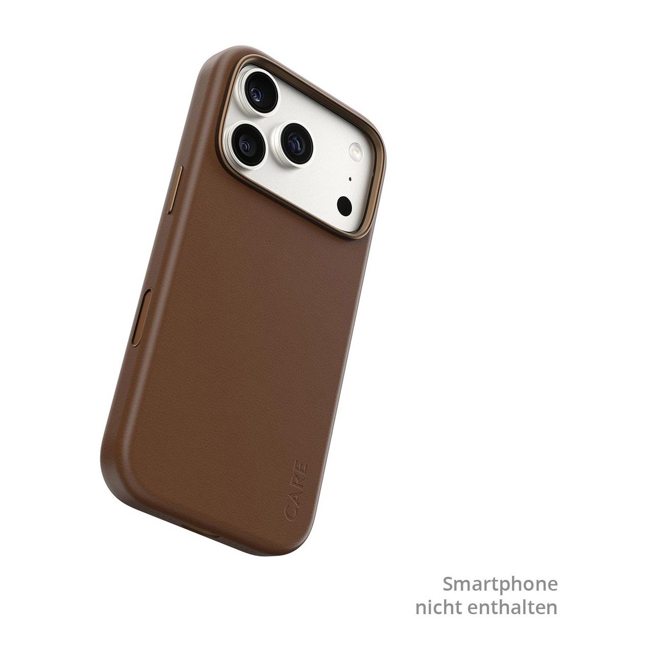 PanzerGlass CARE Solo Vegan Leather Case brown w. MagSafe iPhone 18 Pro/ 17 Pro