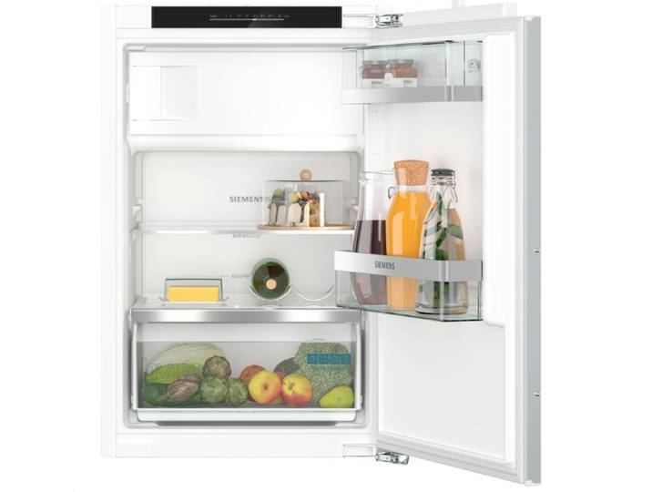 Siemens iQ500, Einbau-Kühlschrank mit Gefrierfach, 88 x 56 cm, Flachscharnier mit Softeinzug, KI22LEDD1