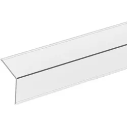 SIGOR Profilabdeckung zu Eckprofil 10, Länge 100cm, eckig, klar SIG-9831301