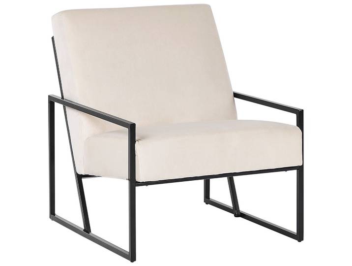 SESSEL Samtstoff Hellbeige Delary