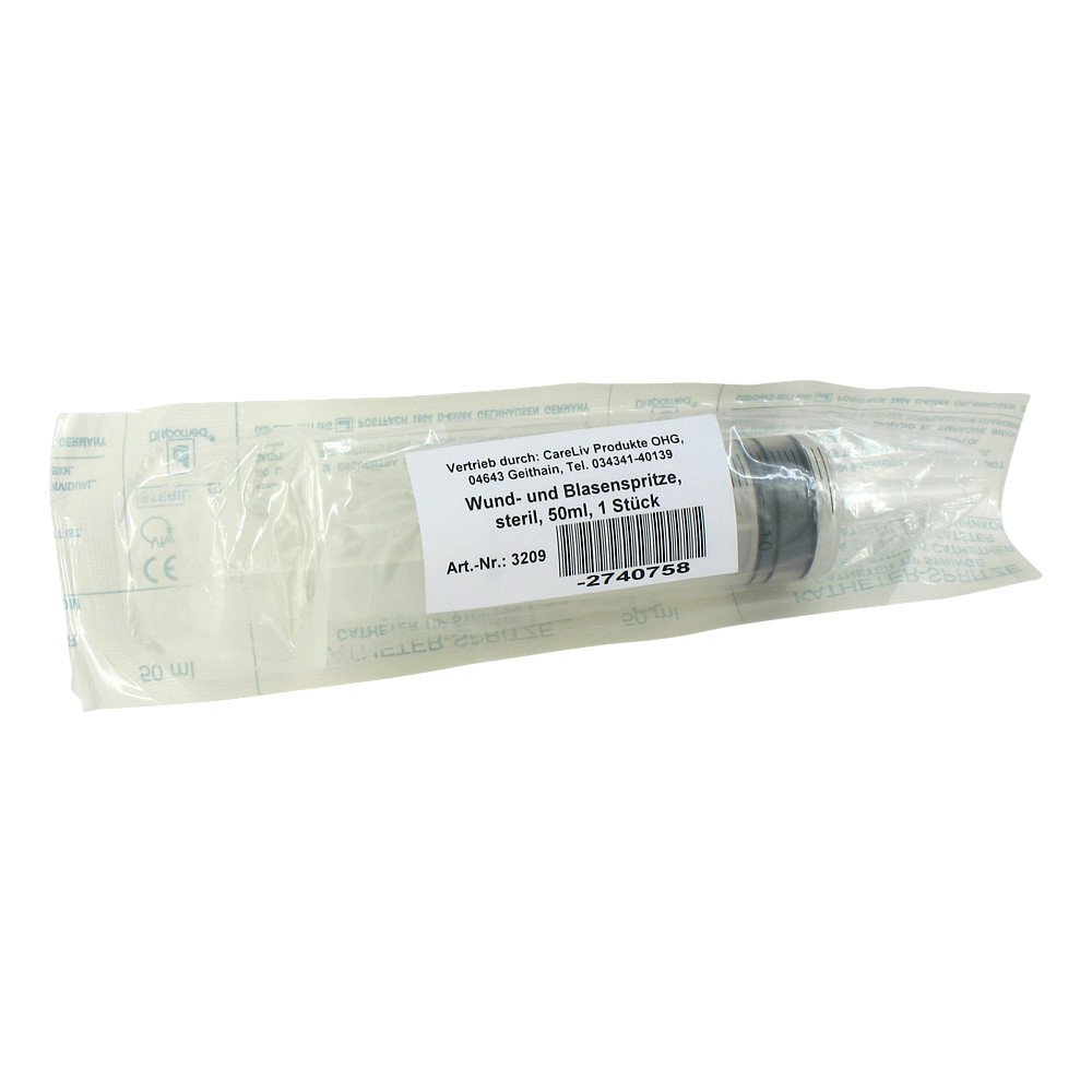 Careliv Produkte OHG Wund Und Blasenspritze 50 ml steril 02740758