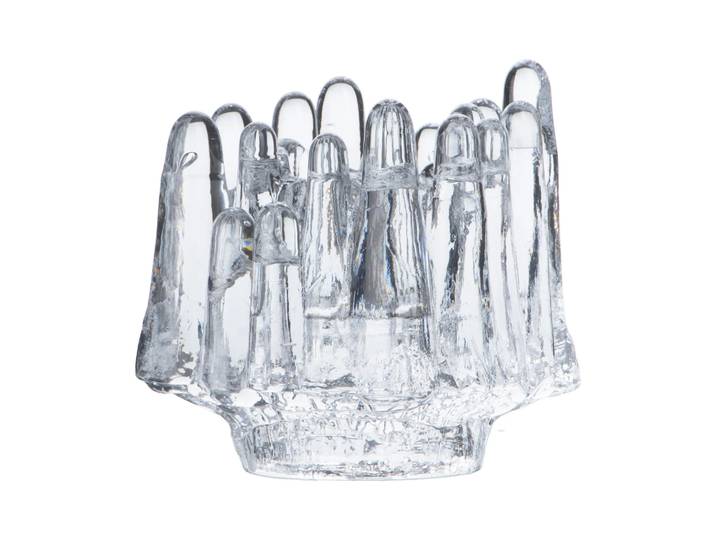 Kosta Boda Bougeoir Polar 112 mm Transparent