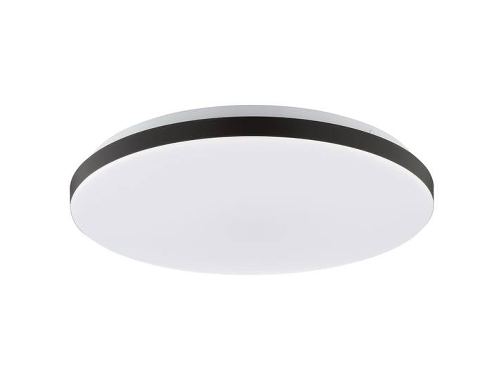 Plafonnier LED Ø 39cm Blanc Fer, thermolaqué Verre acrylique LED Module LED
