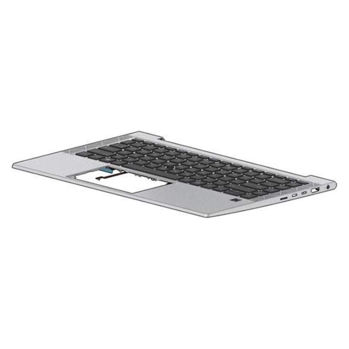HP Top Cover w/ Keyboard CP+PS BL PVCY INTL (M07091-B31)