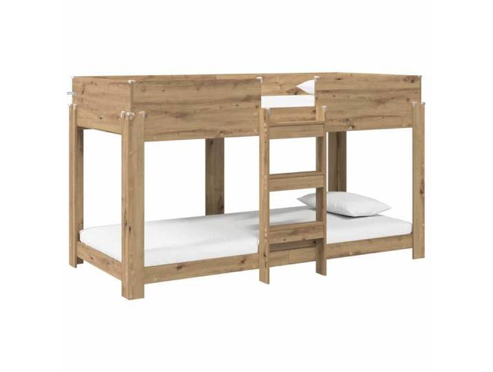 Elégance-Chic Lit couchage - Cadre de lit superposé pour enfants Chêne artisanal - 90 x 190 cm_09937