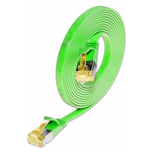 Wirewin Slim Patchkabel: U/FTP, 25cm, grün (U/FTP, CAT6a, 0.25 m) (PKW-STP-SLIM-K6A 0.25 GN)