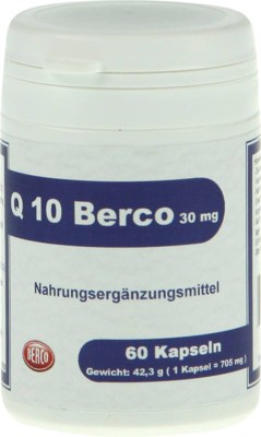 Berco-ARZNEIMITTEL Q10 BERCO 30 mg Kapseln 60 St 00458414