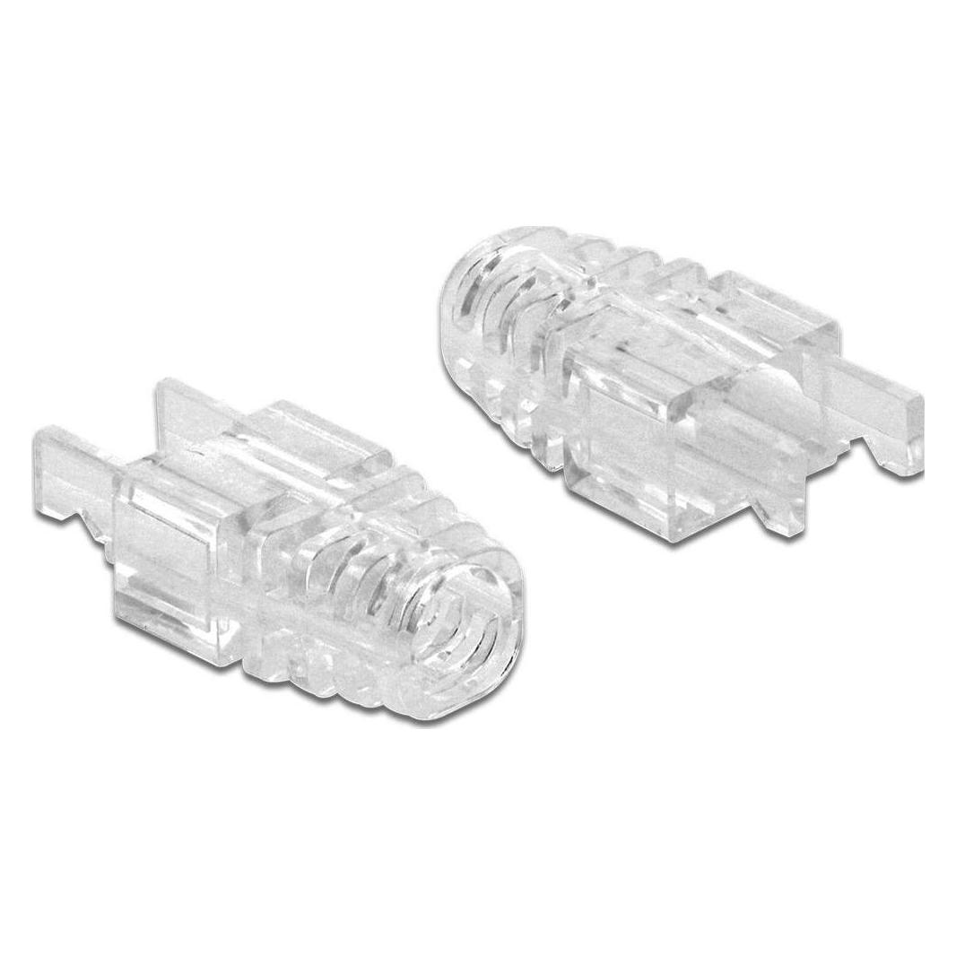 Delock Knickschutztülle RJ45 transparent, 20 Stück (86471)
