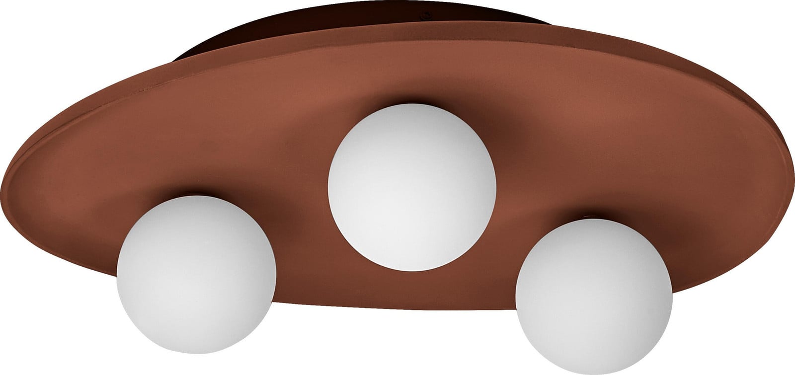 Osram Decor Clay Nest plafondlamp, 3xG9, klei, bruin