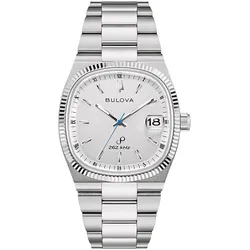Bulova 96B444 Herren-Quarzuhr Super Seville Stahl/Silberfarben