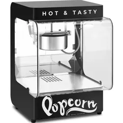 Royal Catering Popcornmaschine - 4 kg/h - 1300 W - modernes Design - schwarz -