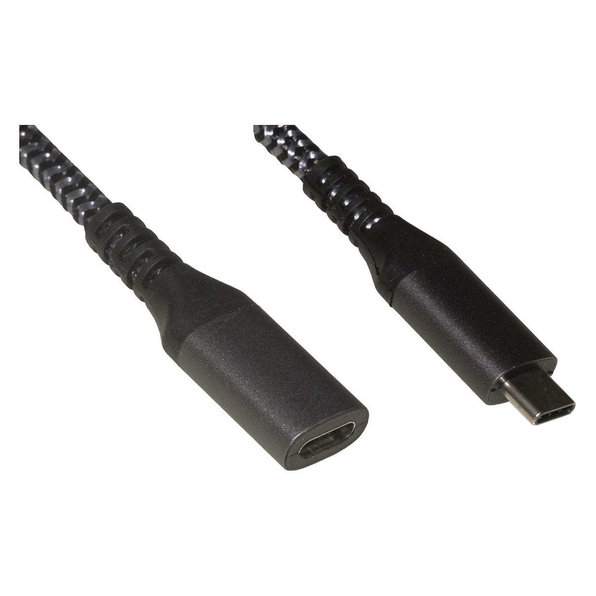 Digitus USB-C 3.1 Verlängerungskabel, Stecker-Buchse, Gen 2 (1 m, USB 3.2 Gen 2) (LKCC10MF)