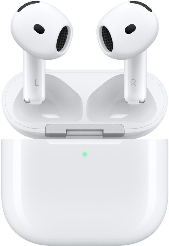 Apple AirPods 4th Gen   White   USB-C, MagSafe   Active Noise Cancellation - Refurbished