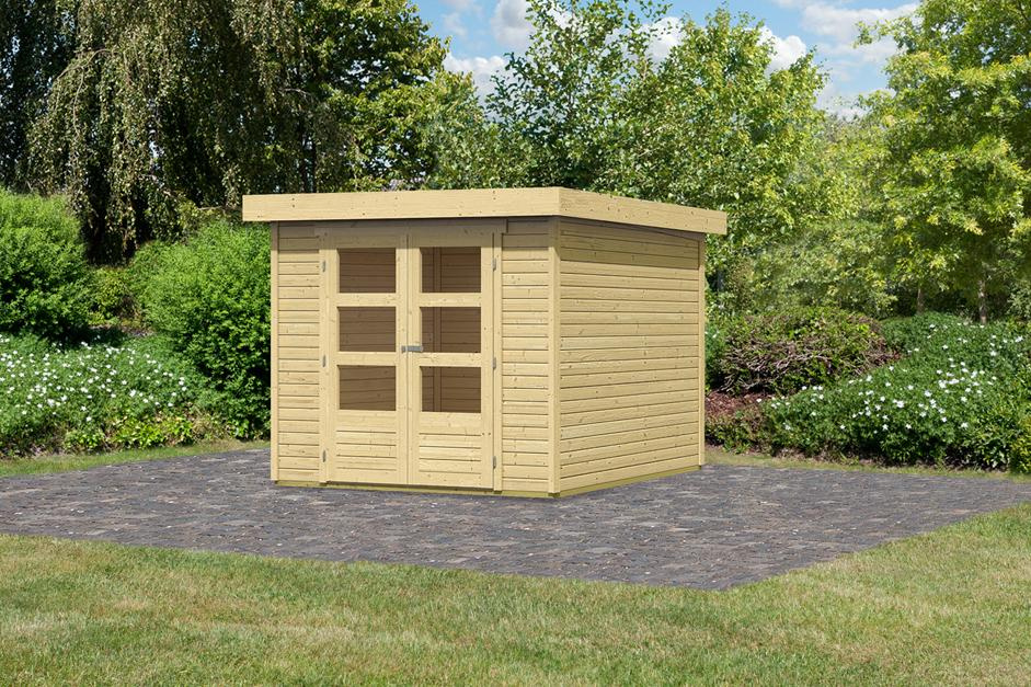 KARIBUHOLZT SH Askola 3 natur 242x217x211 08437891