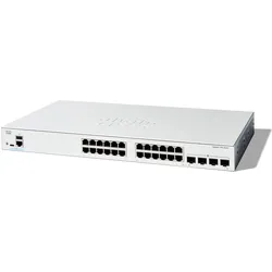 CISCO Catalyst 1200 Rackmount Gigabit Managed Switch, 24x RJ-45, 4x SFP