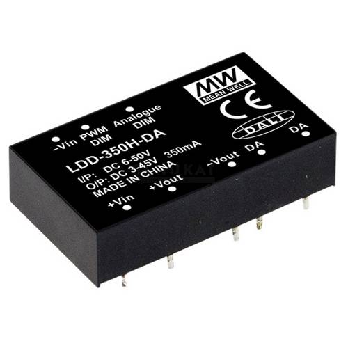 MEAN WELL LDD-350H-DA LED-Treiber Konstantstrom 350mA 3 - 45 V/DC dimmbar, Dali, Überlastschutz, Überspannung 1St.