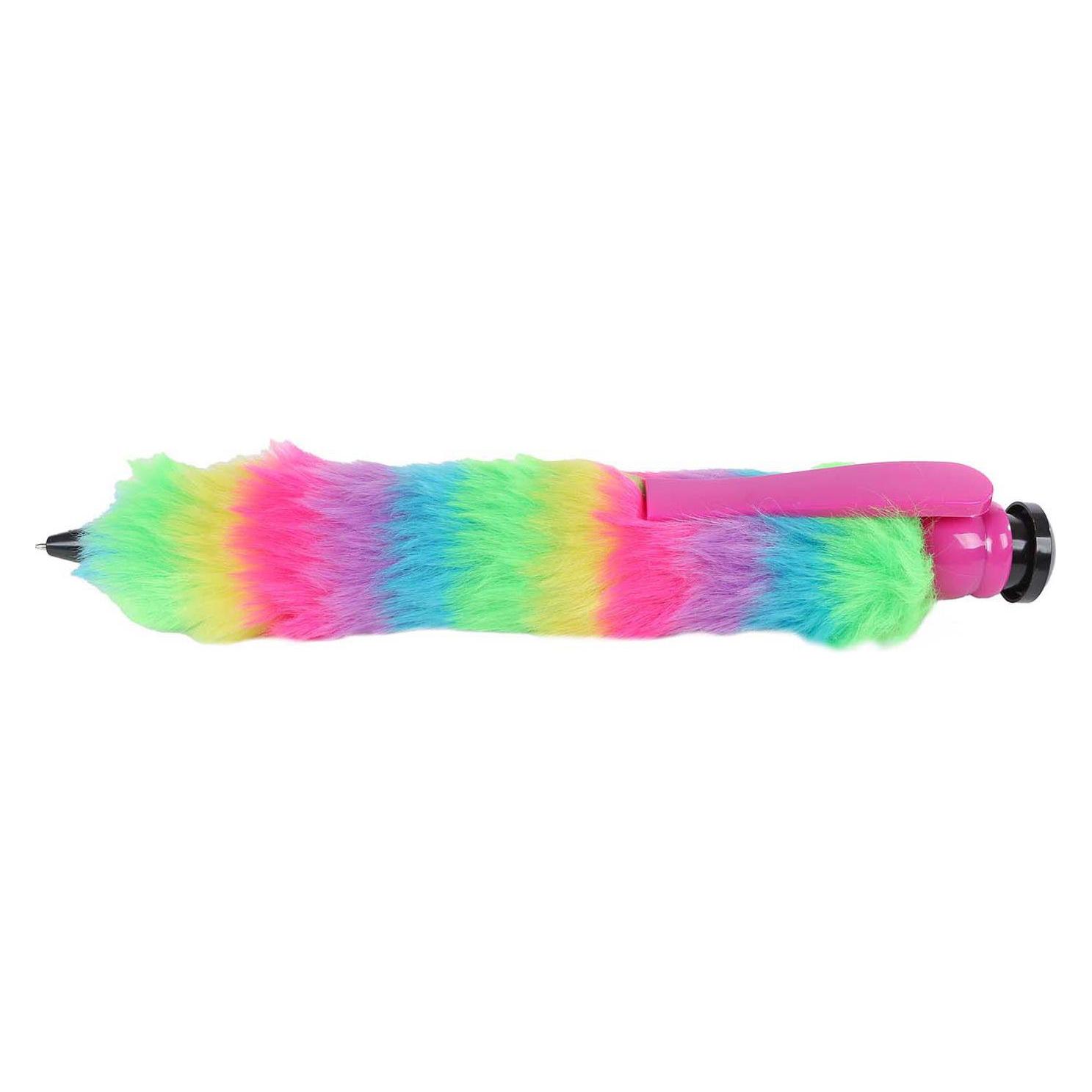 Van Manen Veenendaal Glamour Flauschiger Jumbo-Regenbogenstift - 28 cm (67317884)