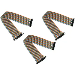 kabelmeister Jumper Wire 40-Pin Bu-Bu 3er-Set 20cm