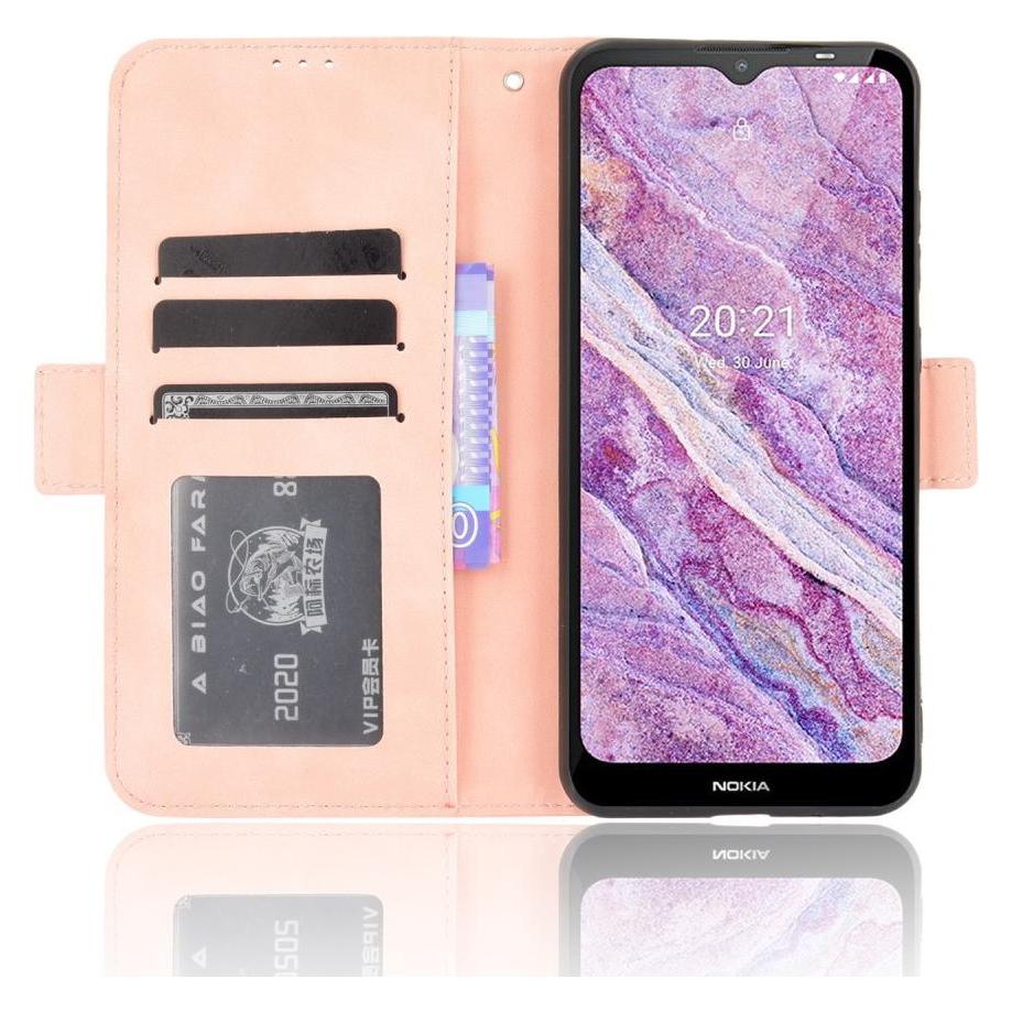 Cover-Discount Nokia C20 - Etui mit vielen Kartenfächer rosa (Nokia C20) (104702677B)