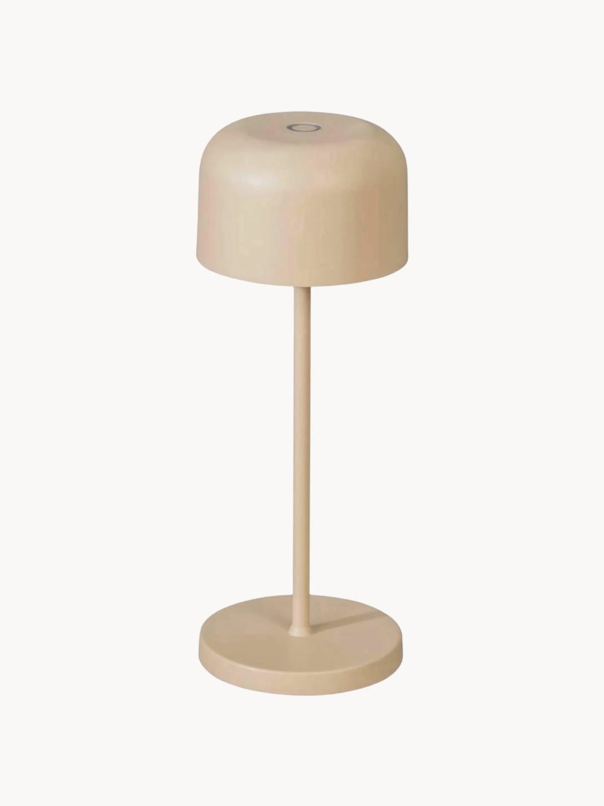 Konstsmide Lille oplaadbare LED tafellamp beige, dimbaar