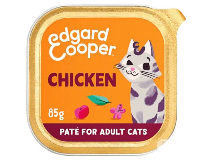 Edgard &amp; Cooper Chat adulte Pâté au poulet 85 g