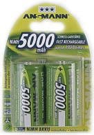 Ansmann NiMH-accu Type D Mono 5000 mAh