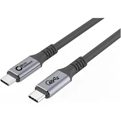 MicroConnect USB C — USB C (0.50 m, USB 4, 100 W), USB Kabel