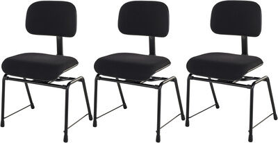 Bergerault Orchestra Chair B2012 3pc Noir