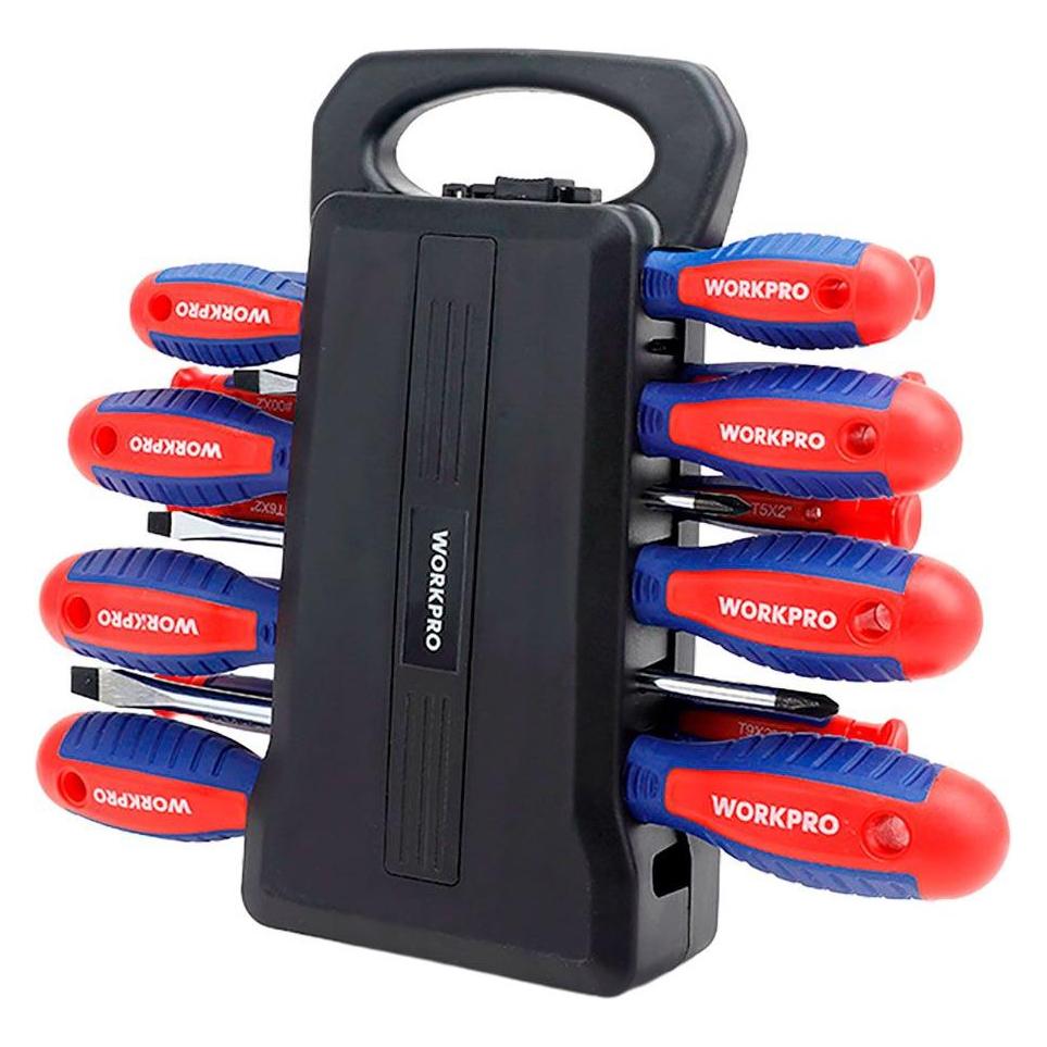 Workpro Screwdrivers with support, 45 piece set (65344923)