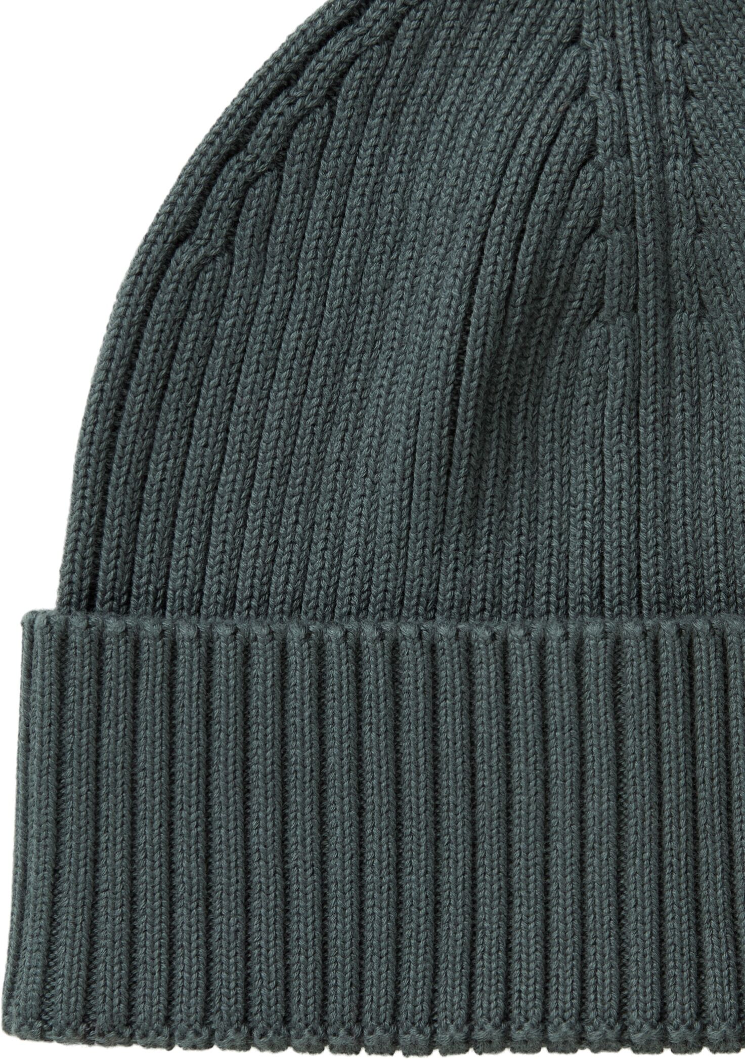 Marc O' Polo Strickmütze MARC O'POLO, Herren, grün (skipping stone), Rippstrick, Baumwolle, Mützen Strickmütze, aus reiner Bio-Baumwolle skipping stone Einheitsgröße