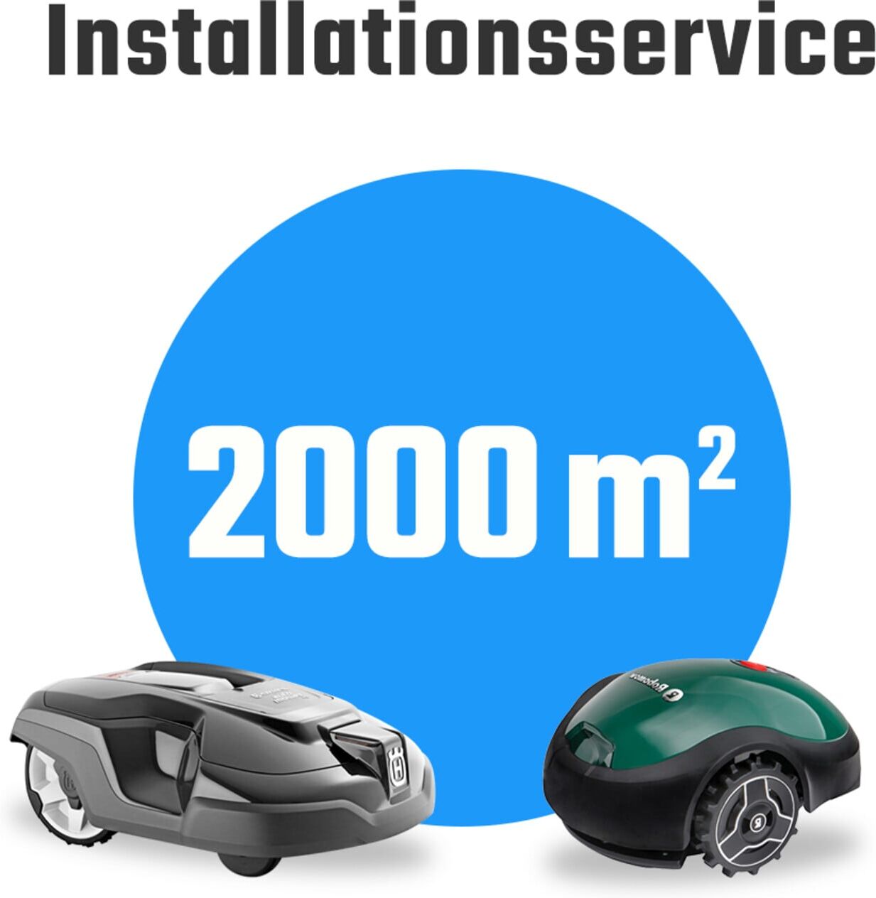 Mähroboter-Installationsservice Paket M bis 2000m² ; Mähroboter-Installation.de)