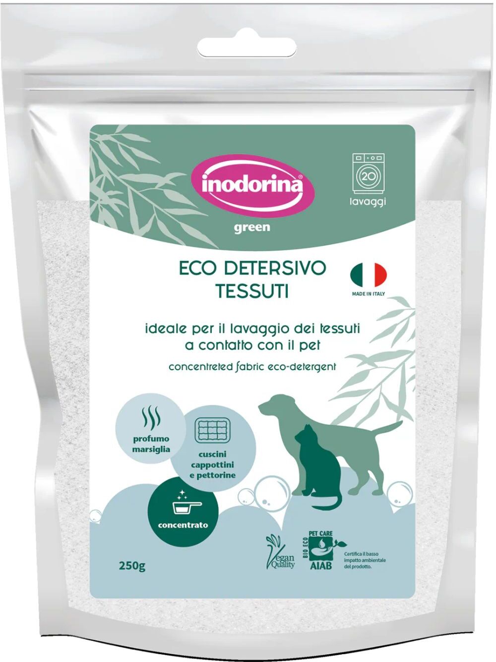 Inodorina Eco Detersivo per Tessuti 250 g