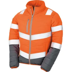 Result Safe-Guard Damen Sicherheitsjacke Übergangsjacke R325F fluorescent orange/grey XS