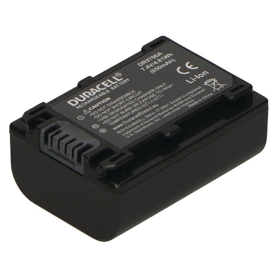 Duracell Li-Ion Akku 650 mAh für Sony NP-FV50 (Kamera Akku) (DR9706A)
