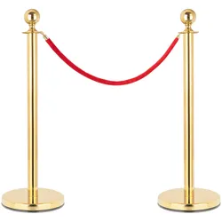 Stagecaptain PLS-150 Deluxe 2.1-150G Absperrständer Personenleitsystem 1,5m gold