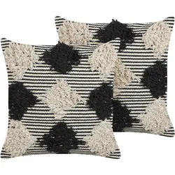 DEKOKISSEN 2er-Set Beige 50/50 cm Bhusawal