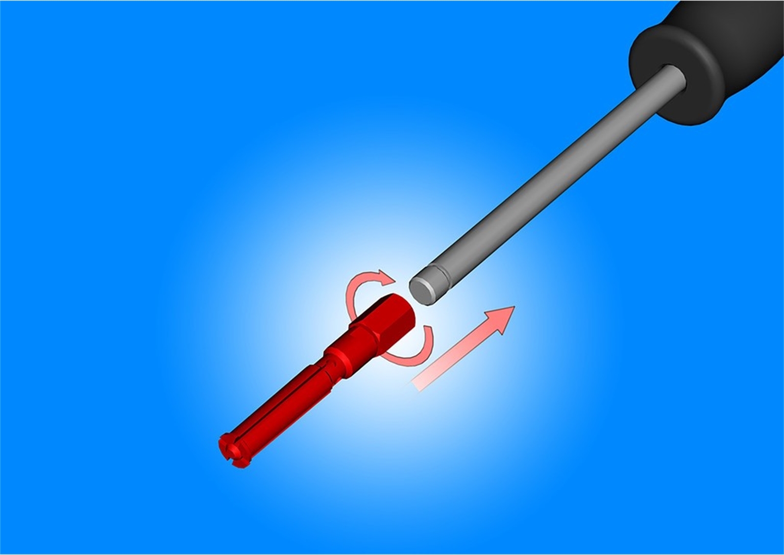 Unior Innenlager-Abzieher rot - 689/2BI-US