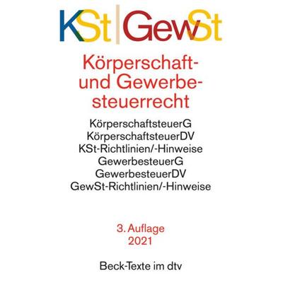 Körperschaftsteuerrecht / Gewerbesteuerrecht, Taschenbuch von , dtv, 978-3-406-76821-7