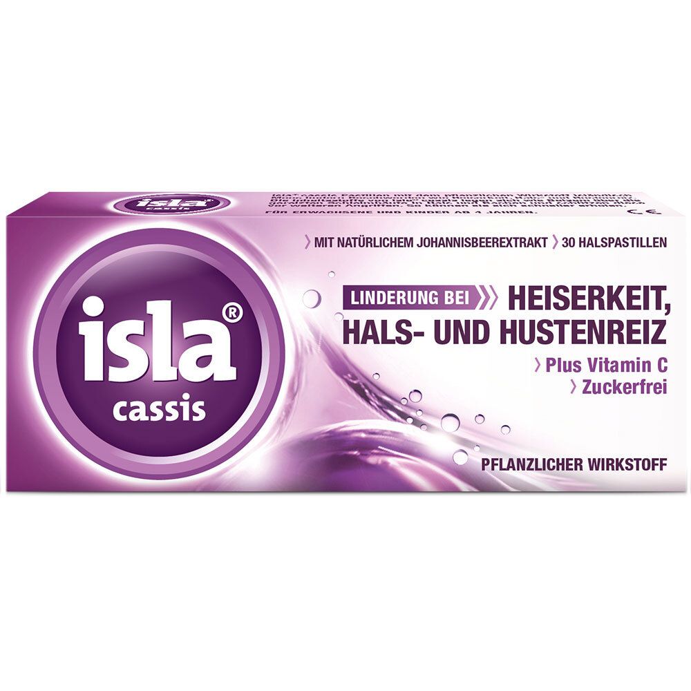 Isla Cassis Pastillen 30 St
