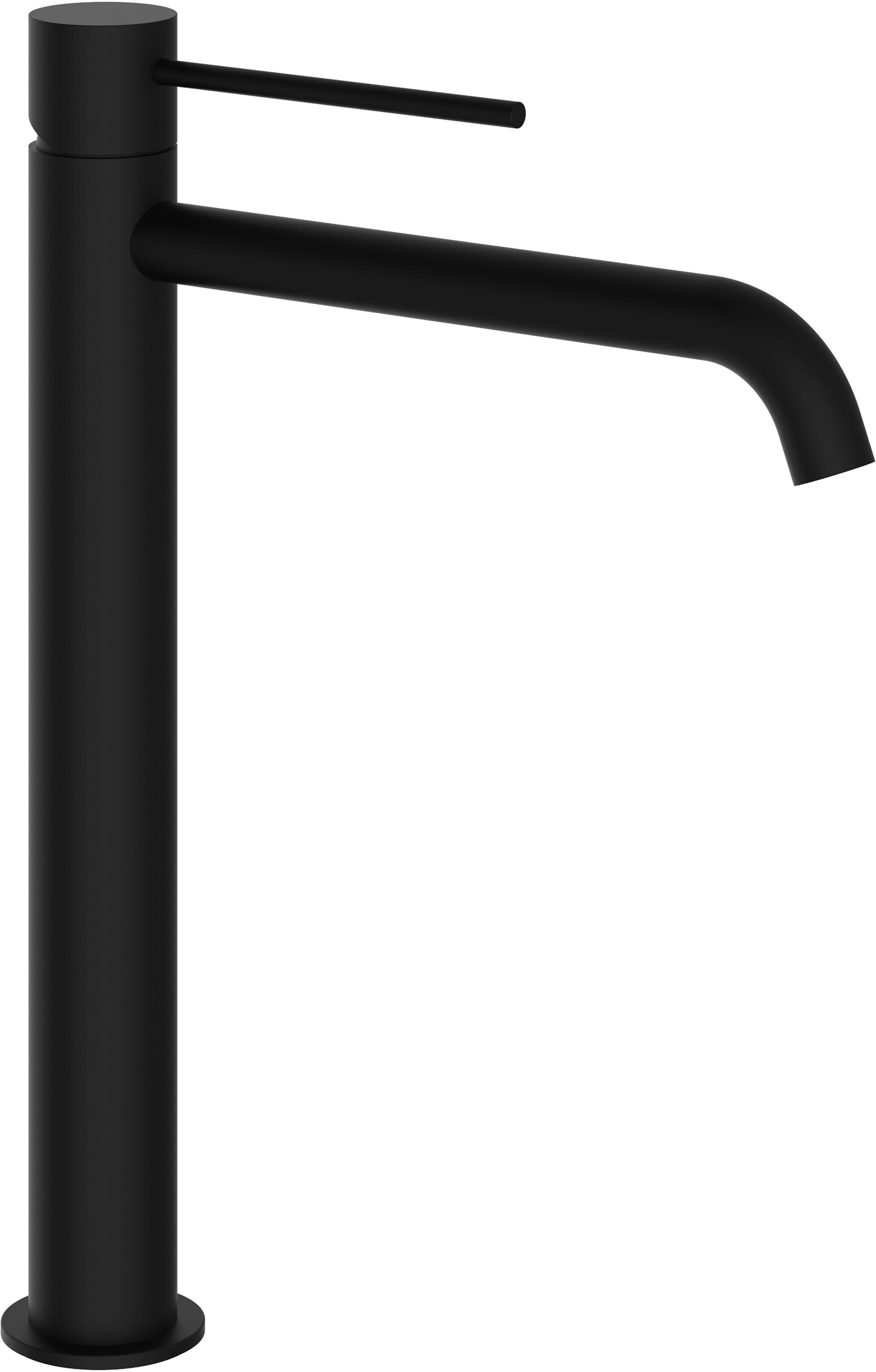 Tecnomat MISCELATORE LAVABO ALTO TEOREMA KEO NERO OPACO CARTUCCIA Ø 25 mm
