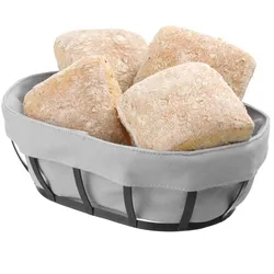 HENDI Brotkorb mit Beutel, rechteckig, 250x180x(H)85mm