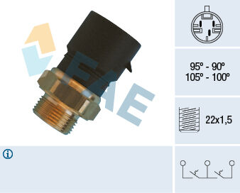 Fae Temperaturschalter, Kühlerlüfter 38310 Für Opel Gm Holden