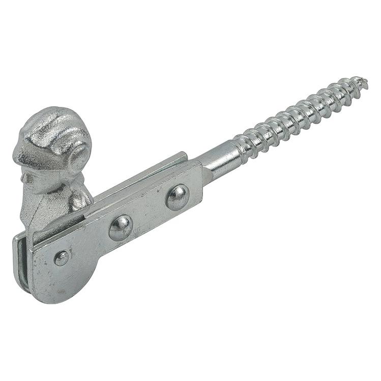 Vormann Fensterladenfeststeller Länge 120 mm Stahl blau verzinkt mit Frauenkopf, zum Einschrauben (1 Stk.) (000099005Z)