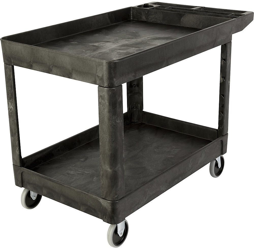 Standard-Tischwagen, mit flachem Griff, 2 Ebenen, LxBxH 1150 x 656 x 845mm Rubbermaid