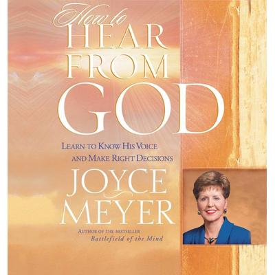 How to Hear from God - Joyce Meyer, CD, 9781586217334