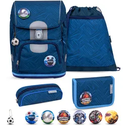 Belmil Motion ergonomisches Schulranzenset 5tlg. - Blue Motion Koffer24