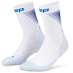 Cep Damen Core Run Edt. Halo Mid Cut Socks weiß